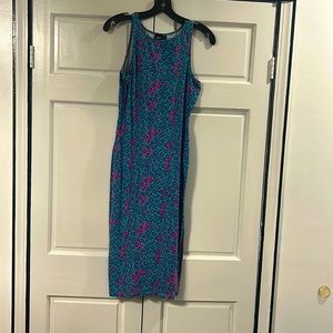 ASOS multi bodycon dress midi